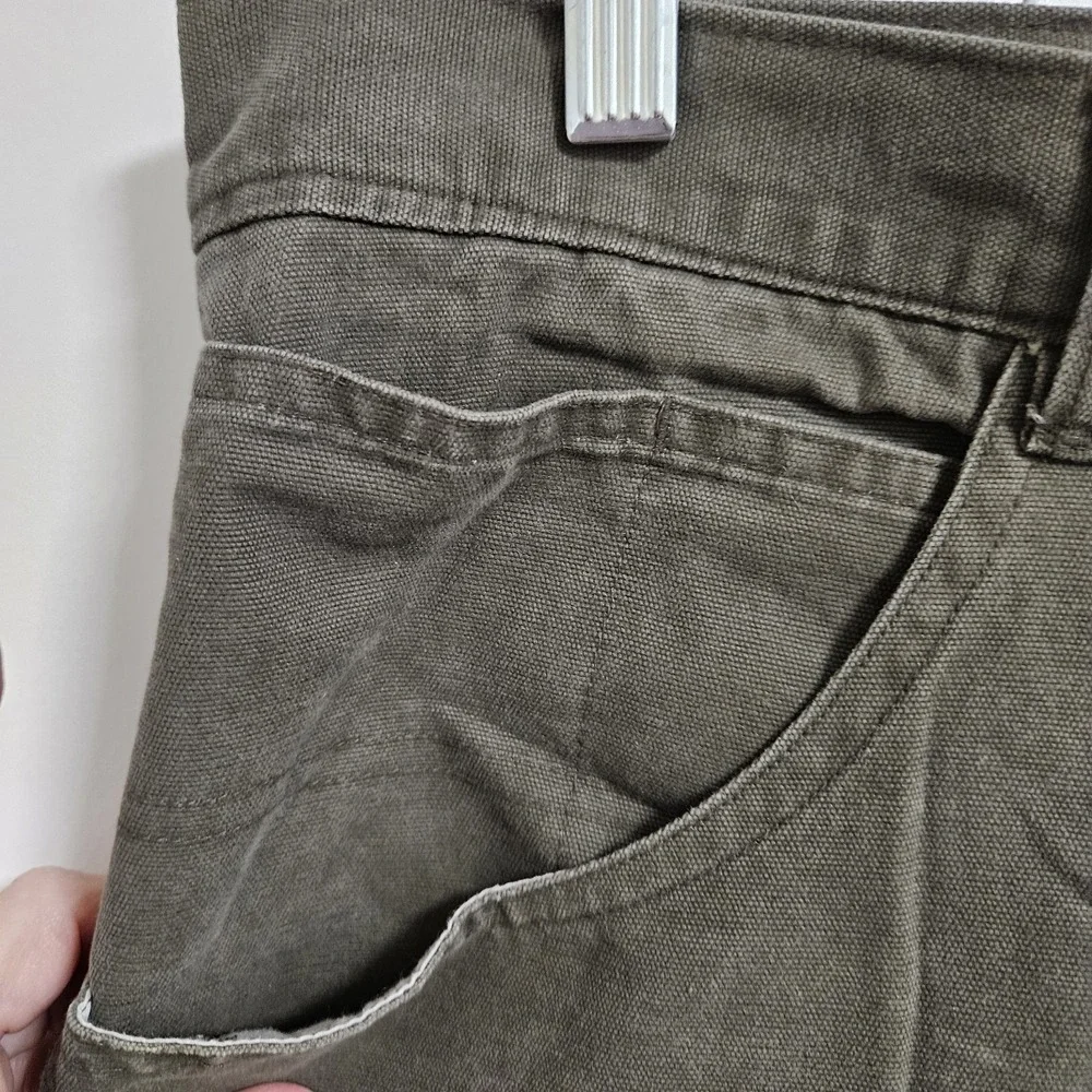 Columbia Shorts Mens 38 Green River Lodge Canvas Utility Rugged Hiking Gorpcore